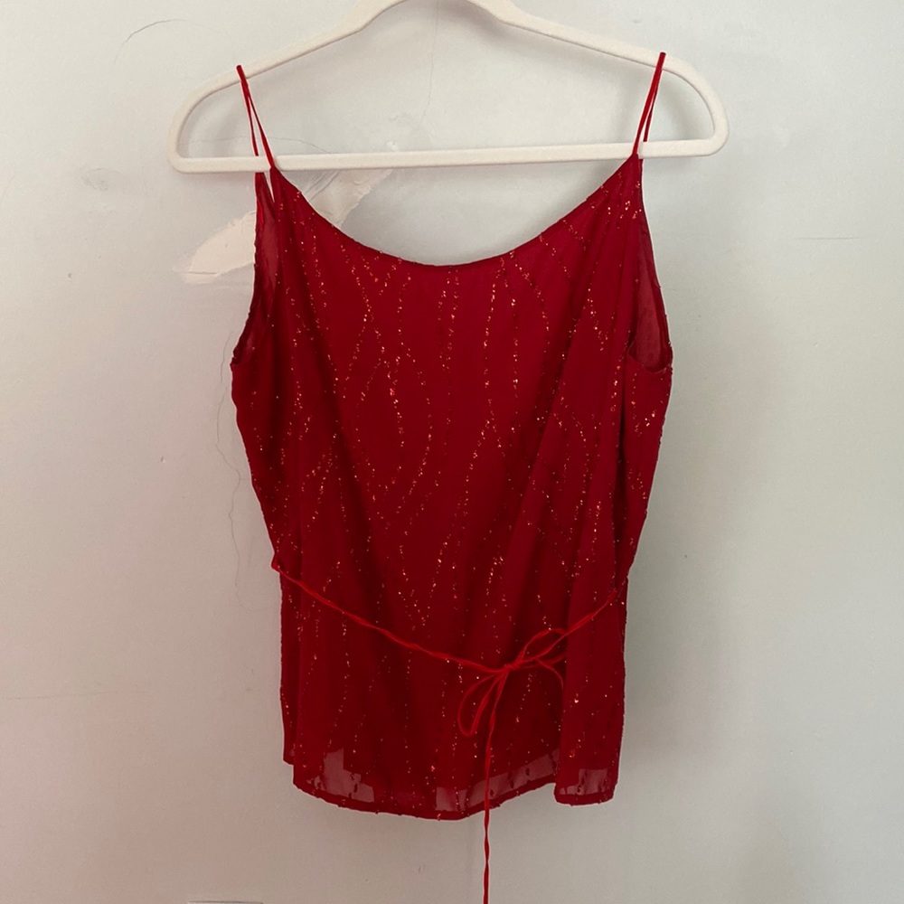 Wrap Sparkle Top